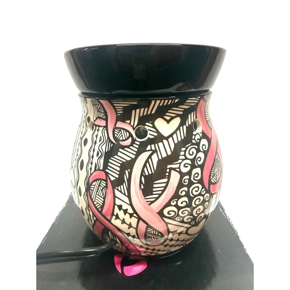 Scentsy Ribbons Of Hope Breast Cancer Warmer! Original Box Unused New